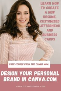Free personal branding course from The Comms Mom
