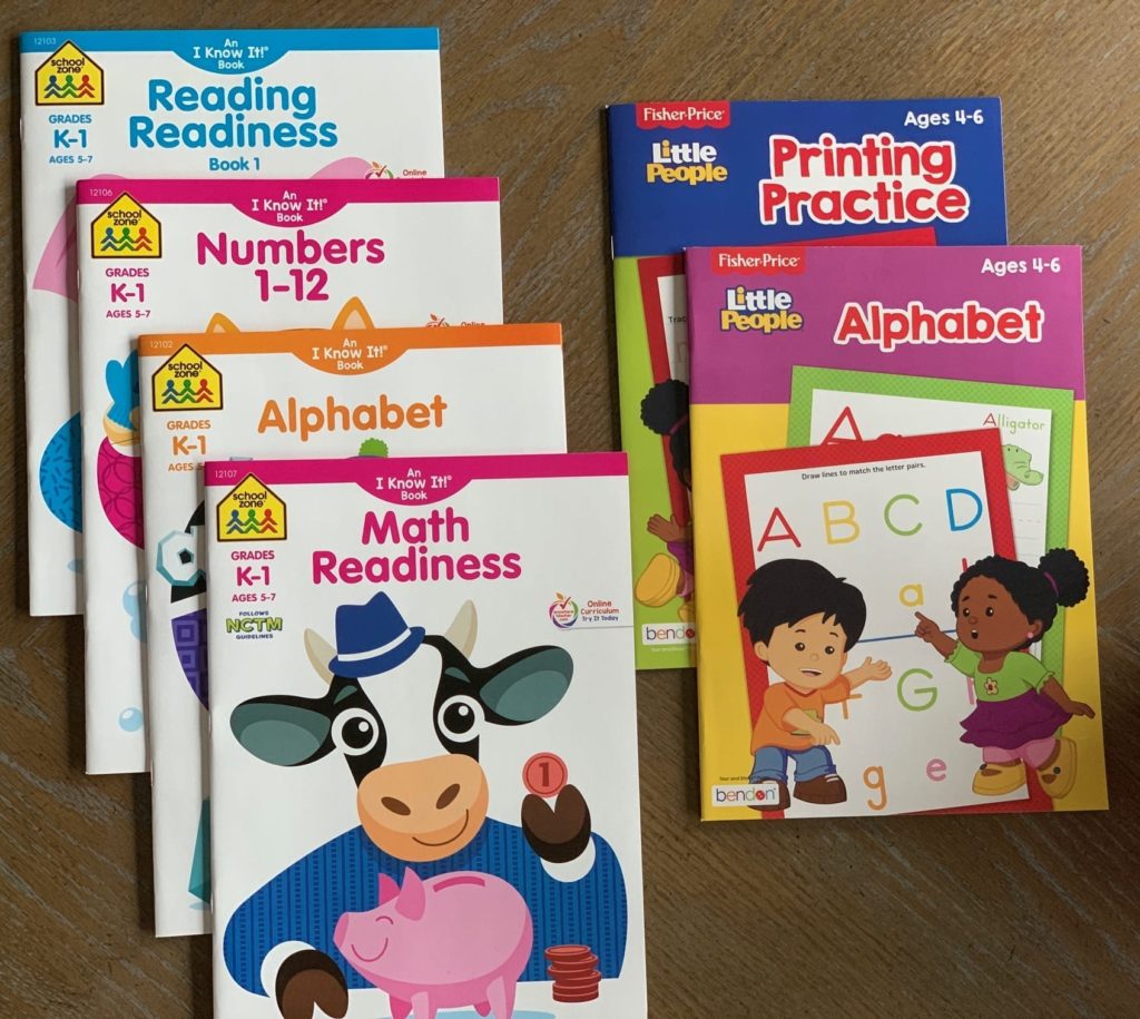 Pre-K and K homeschooling supplies
