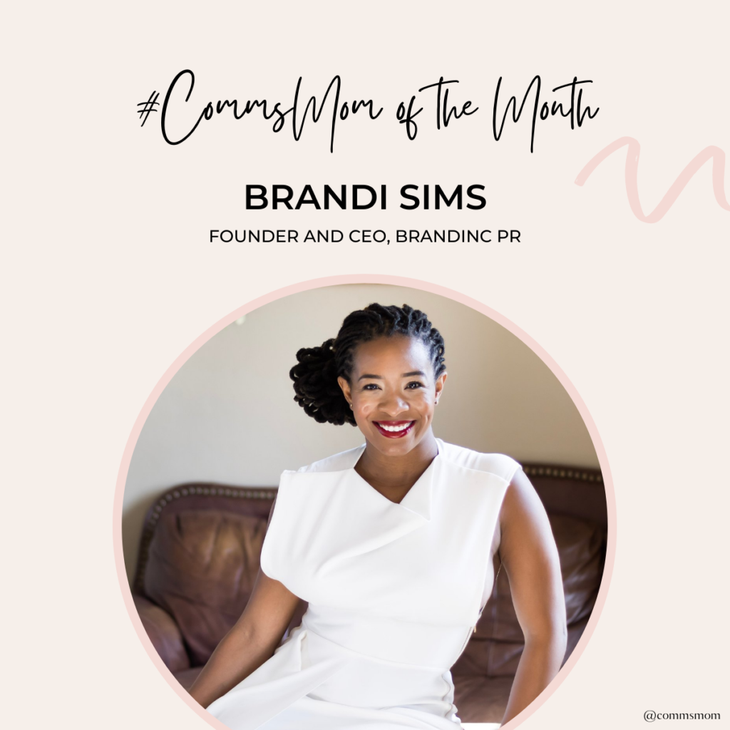 Brandi Sims Comms Mom of the Month
